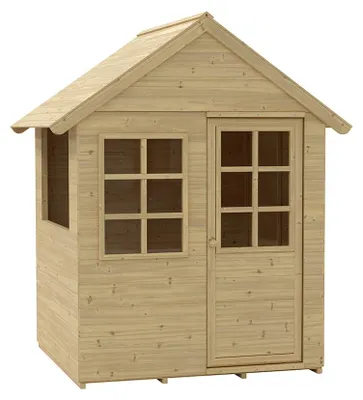 Produktbild von Zwerkules Holla Kinder Spielhaus für den Garten Holz