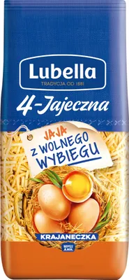 Zdjęcie produktu dla Lubella 4-Jajeczna Makaron Krajaneczka 200 G