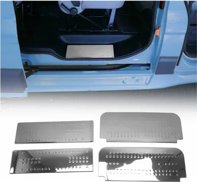 Zdjęcie produktu dla Listwy progowe do Renault Trafic 2001-2014 stal nierdzewna srebrna 4szt
