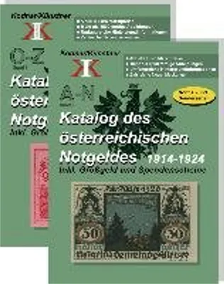 Obrázok produktu pre Katalog des österreichischen Notgeldes 1914-1924 in 2 Bänden