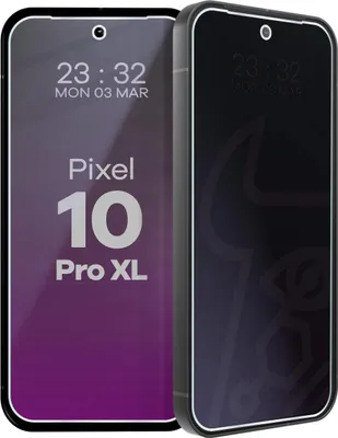 Produktbild von Hybridglas mit Privatschutzfilter für Google Pixel 10 Pro XL, Bizon Glass Mule Shadow, Matt