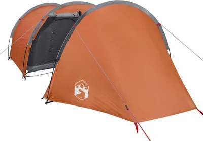 Immagine prodotto di vidaXL Tenda a tunnel 4 persone Arancione Impermeabile