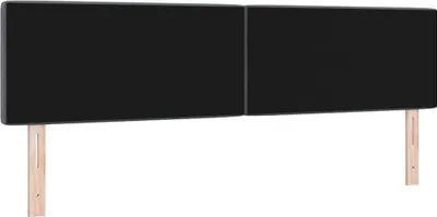 Produktbild von vidaXL LED Kopfteil mit LED-Lichtleisten Dunkelgrau 180 cm Samt