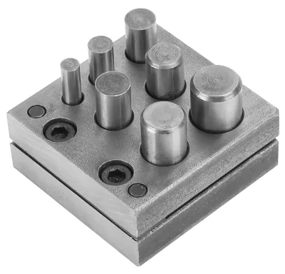 Stanzschreibenset, 7 Löcher, Metallstanzer, Schmuckwerkzeug, Präzision