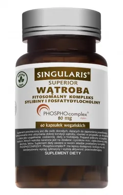 Produktbild von Singularis Leber Phytosomalins 80mg 60 vegane Kapseln