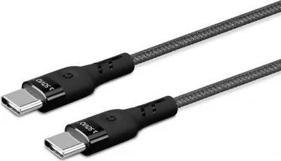 Immagine prodotto di Cavo USB di tipo C Savio CL-151 USB TYPE C - USB TYPE C 3A, QC, PD, 2m, nero