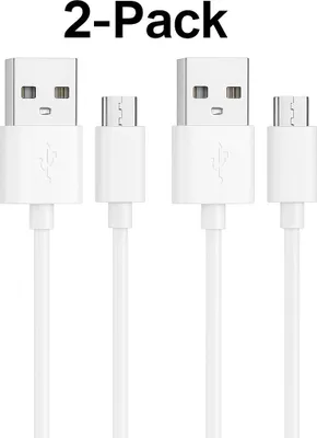 Produktbild von Micro-USB Ladekabel – Schnelllade- & Datenkabel, robust und flexibel – 2er Pack