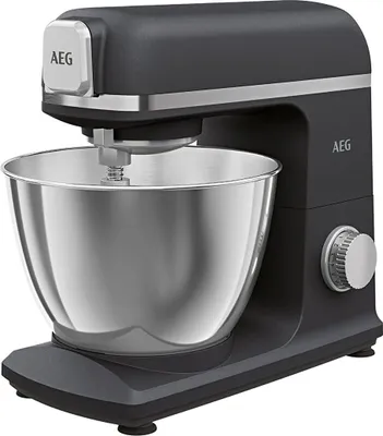 Produktbild von AEG KM5-1-4BPT Küchenmaschine: Leistungsstark mit 1200 W und 6 Geschwindigkeiten