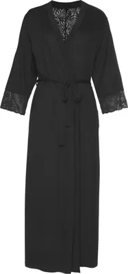 Produktbild von LASCANA Kimono schwarz Größe 44/46