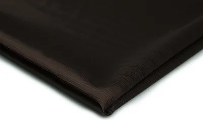 Produktbild von Satin in Streifen Stoff, Dekostoff, Dunkelbraun 50 x 150 cm