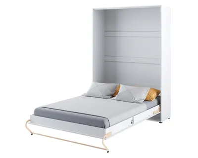 Produktbild von Schrankbett Wandbett Concept Pro CP-01 vertikal 140x200cm Schlafzimmer Weiß matt