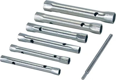 Produktbild von Metrischer Rohrsteckschlüssel, 6-teiliges Set 8–19 mm
