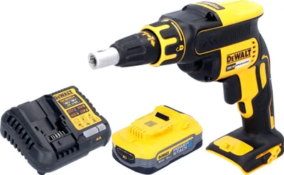 Produktbild von DeWalt DCF 620 H1 Akku Trockenbauschrauber 18 V 30 Nm Brushless + 1x Powerstack Akku 5,0 Ah + Ladegerät