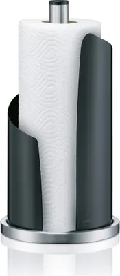 Produktbild von Kela Küchenrollenhalter Stella Metall schwarz 33cmh 15cmØ, 11200