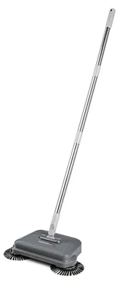 Produktbild von CLEANmaxx Bodenkehrer 33x18x119cm grau mit