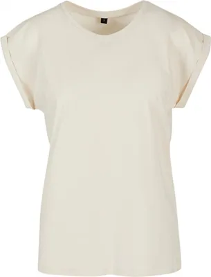 Produktbild von Build Your Brand BY021 | Ladies Extended Shoulder Damen T-Shirt - Farbe: Sand - Größe: XXL