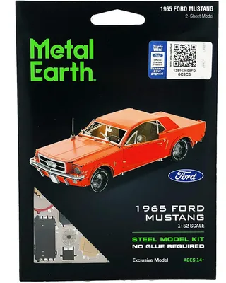 Zdjęcie produktu dla Puzzle 3D METAL EARTH Ford Mustang 1965 (czerwony)