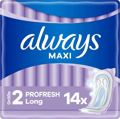 Produktbild von Always Maxi Profresh Long 14er