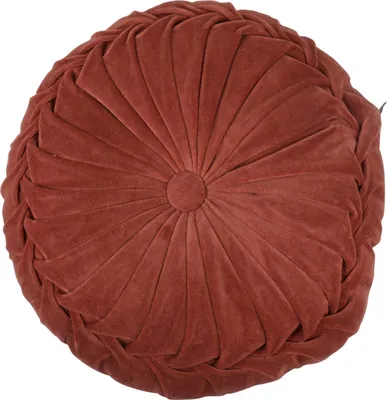 Produktbild von Kissen - Toscana Rot - Ø 40 cm - Samtoptik