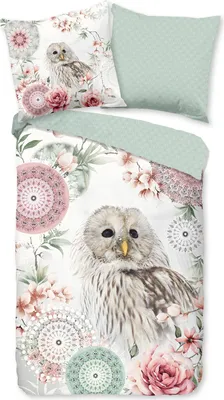 Produktbild von HIP Bettwäsche "Omaira" mit Mandalas und Blumen - Multi - 200 X 200 cm  - 100% Baumwolle/ Flanell (Biber)