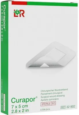Immagine prodotto di Curapor medicazione chirurgica sterile 5x7 cm 5 pezzi