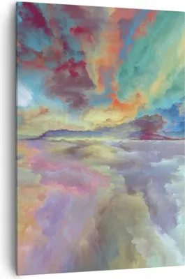 Produktbild von Bild auf Leinwand - Leinwandbild - Einteilig - Abstraktion modern - 70x100cm - Wand Bild - Wanddeko - Wandbilder - Leinwanddruck - Wanddekoration - Leinwand bilder - Wandbild - PA70x100-4027