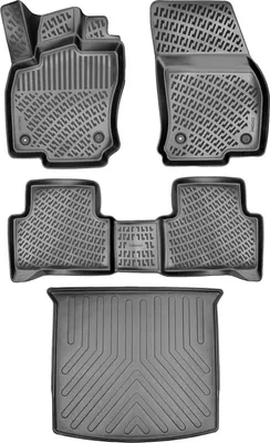 Produktbild von 3D Auto Gummimatten & Kofferraumwanne für VW Touran (2.Gen) 2015-2026