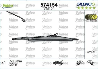Image de VALEO Balais d'essuie-glace VM104 X1 574154