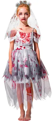Immagine prodotto di Costume da zombie - Costume da cheerleader zombie - Costume per Halloween - Travestimento per bambine - Costume da donna - Perfetto per feste