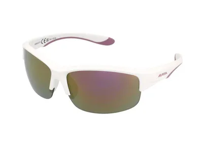 Produktbild von Alpina Sports A8652310, Multisportbrille, Junge/Mädchen, Halbrandlos, Violett, Weiß, Kunststoff, Violett, Weiß