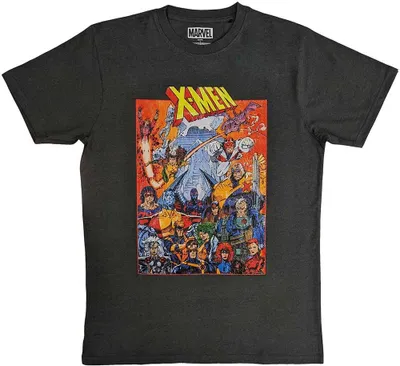 Produktbild von X-Men - T-Shirt für Herren/Damen Uni RO10218 (XL) (Anthrazit)