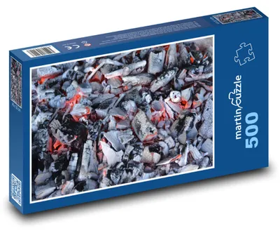 Produktbild von Puzzle 500 Glühende Kohlen im Verlöschen - martinpuzzle