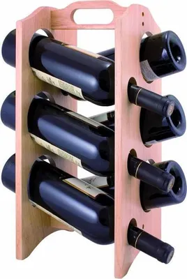 Produktbild von Weinregal für 6 Flaschen, Bankett, brillant