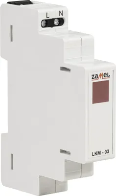 Image de Lampe de signalisation rouge à LED monophasée Indicateur de fonctionnement LKM-03-10 Zamel
