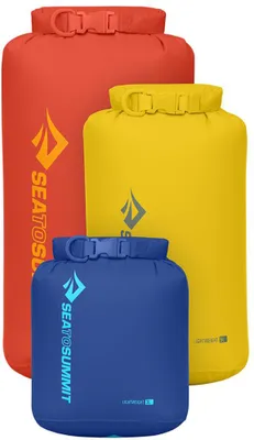 Productafbeelding van Sea to Summit pakzak Lightweight Dry Bag Set 3, 5, 8L Surf The Web, Sulphur, Spicy Orange rood