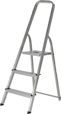 Image de Escabeau domestique pliable Selekta MixAlu - 3 marches - 2,37m