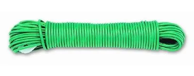 Produktbild von Wäscheleine Polypropylen mit Spankabel 2,7 mm - 10 Meter Grün