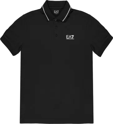 Image de Ea7 Emporio Armani 8npf16_pjvuz Polo Noir L Homme Noir L
