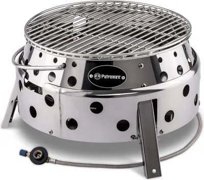 Produktbild von Petromax Atago Gasgrill  kompakter, klappbarer Campinggrill mit Piezo-Zündun...