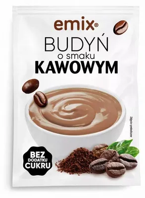 Obrázok produktu pre Emix Kávový puding bez pridaného cukru 40 G