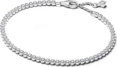 Produktbild von Pandora Tennisarmband Funkelnde Zirkonia Silber 593927C01-16 cm