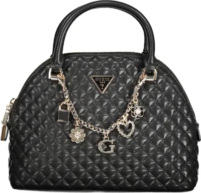 Produktbild von Stylische schwarze Damenhandtasche mit verstellbarem Schultergurt