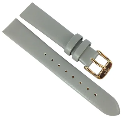 Produktbild von s.Oliver Uhrenarmband 16mm grau Kunstleder glatt Band > SO-3643-LQ