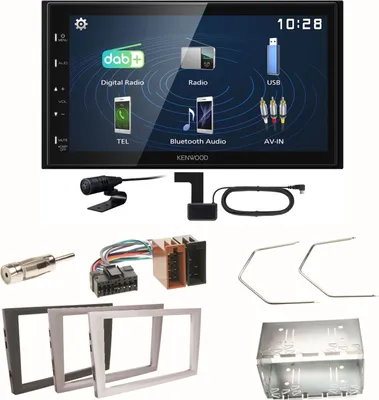 Produktbild von Kenwood DMX129DAB DAB+ Bluetooth Einbauset für Opel Vectra C Signum Corsa Combo