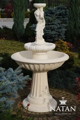 Immagine prodotto di Zierbrunnen Springbrunnen Skulptur Brunnen Deko Garten Fontaine Teich 162cm