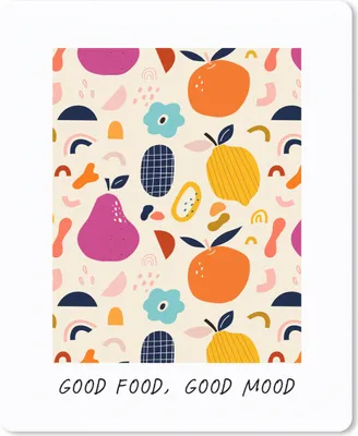 Produktbild von MuchoWow® Mauspad Mousepad Zitate - Gutes Essen, gute Laune - Essen - Sprichwörter 19x23 cm - Mousepads - Maus Mat - Pad - Mausunterlage - Mauspads - Spielen