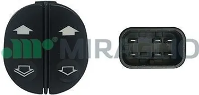 Produktbild von MIRAGLIO 121/FRB76004 Fensterheberschalter für FORD Fiesta Mk6 Schrägheck (JA8, JR8) Vorne Links Fensterheber Schalter