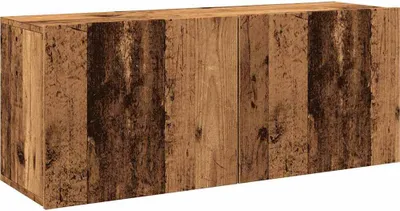 Immagine prodotto di Mobile TV a Parete Legno Antico 100x30x41 cm