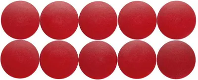 Produktbild von MAUL Magnet rund 10 Stück 0,8 kg Kunststoff Ferrit bruchsicher erodiert lackiert Ø 3.2 x 0.96 cm rot