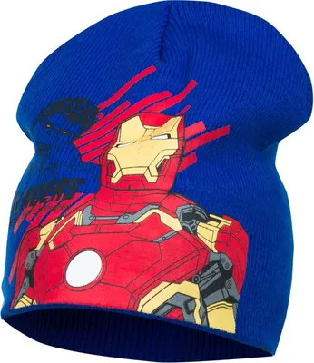 Produktbild von Avengers Mütze Warmer Kopfschutz für kleine Superhelden Dunkelblau 54